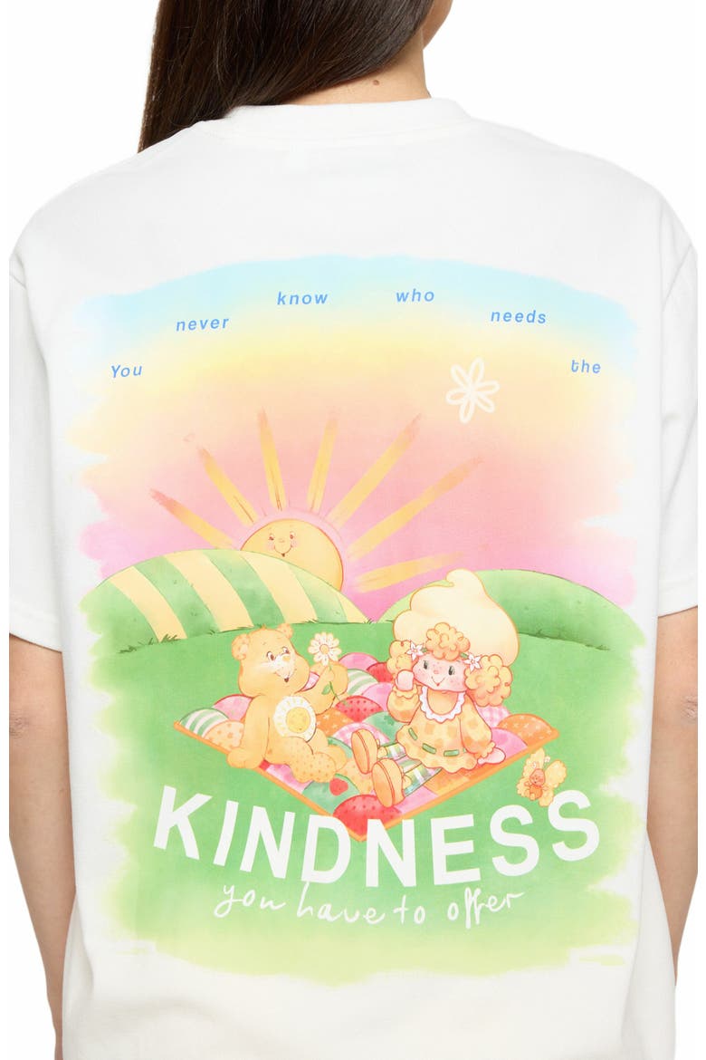 OFFER KINDNESS OVERSIZED TEE, Alternate, color, WHITE