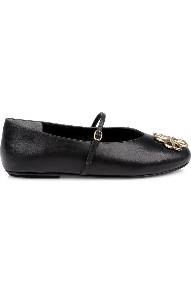 CLERAE Maril Mary Jane Flat, Alternate, color, Black Leather