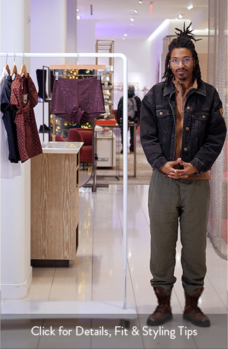 Yves Rhinestone Jersey Shorts, sales video thumbnail