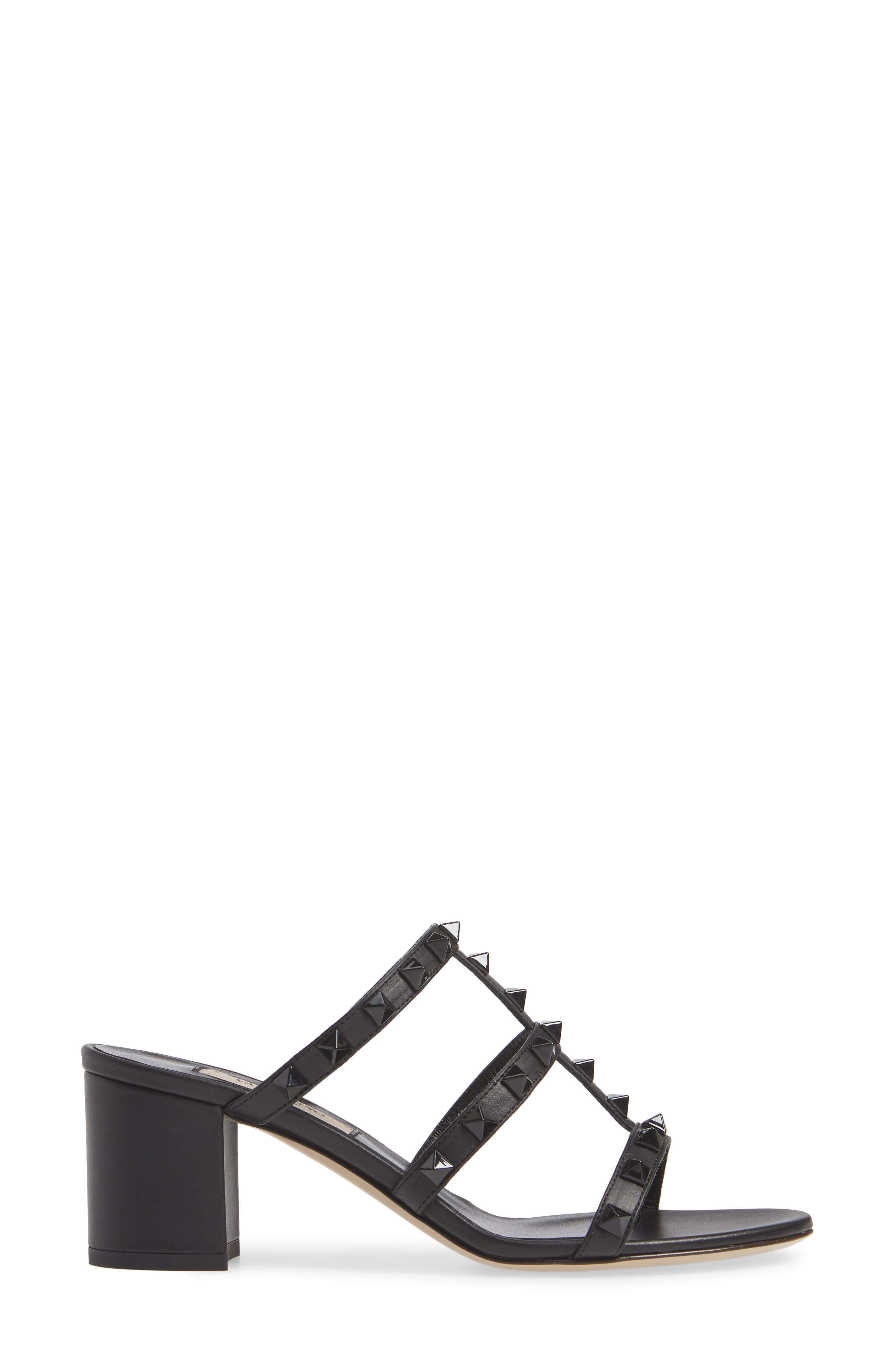 Valentino Garavani Rockstud Slide Sandal, Alternate, color, 