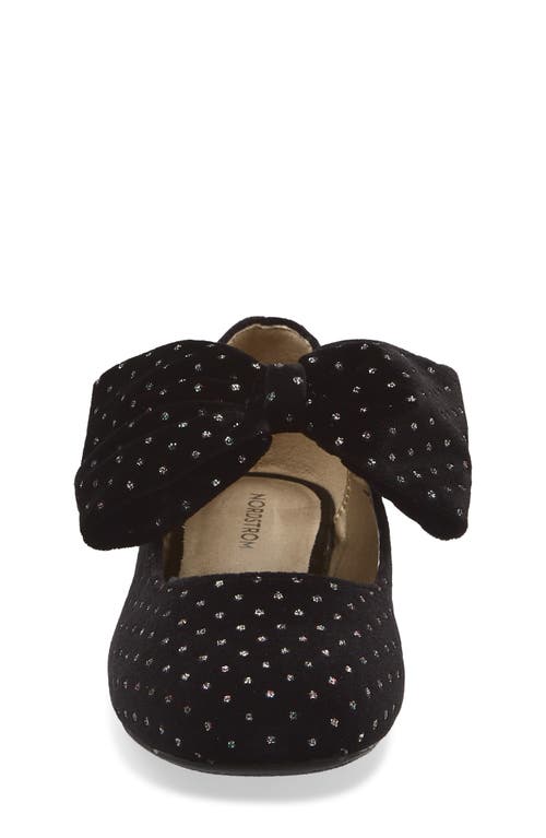 Nordstrom Kids' Posey Bow Mary Jane Flat In Black