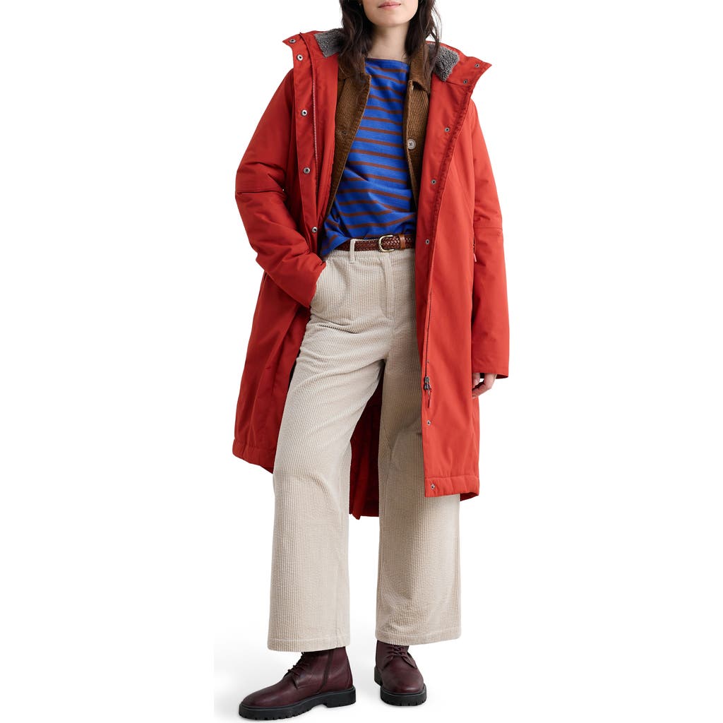 Seasalt Cornwall Janelle Waterproof Coat In Red