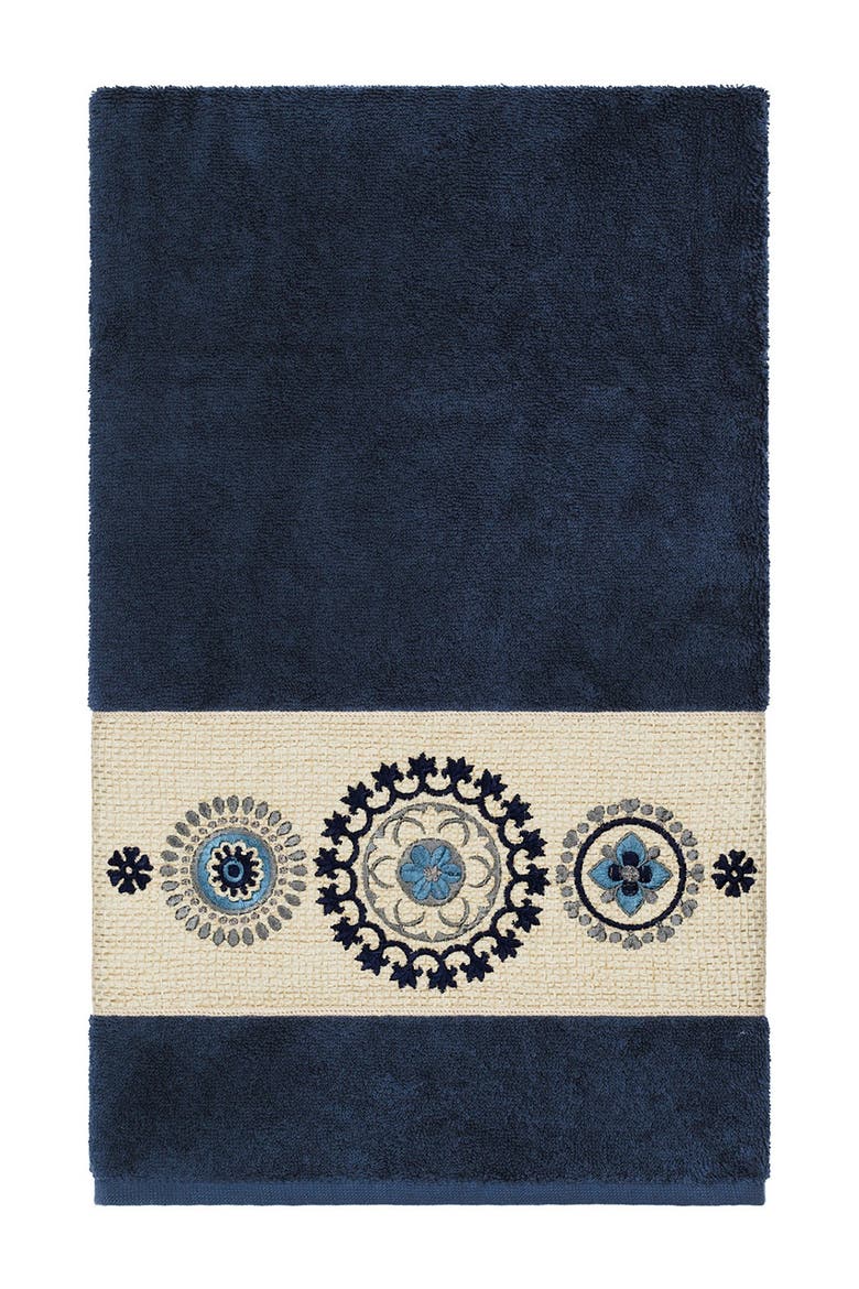 Isabell 3-Piece Embellished Towel - Midnight Blue, Alternate, color, MIDNIGHT BLUE