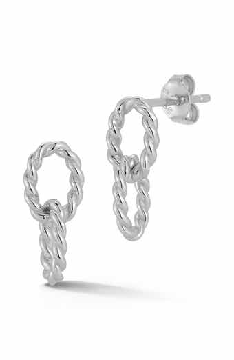 GLAZE JEWELRY Sterling Silver Link Drop Earrings