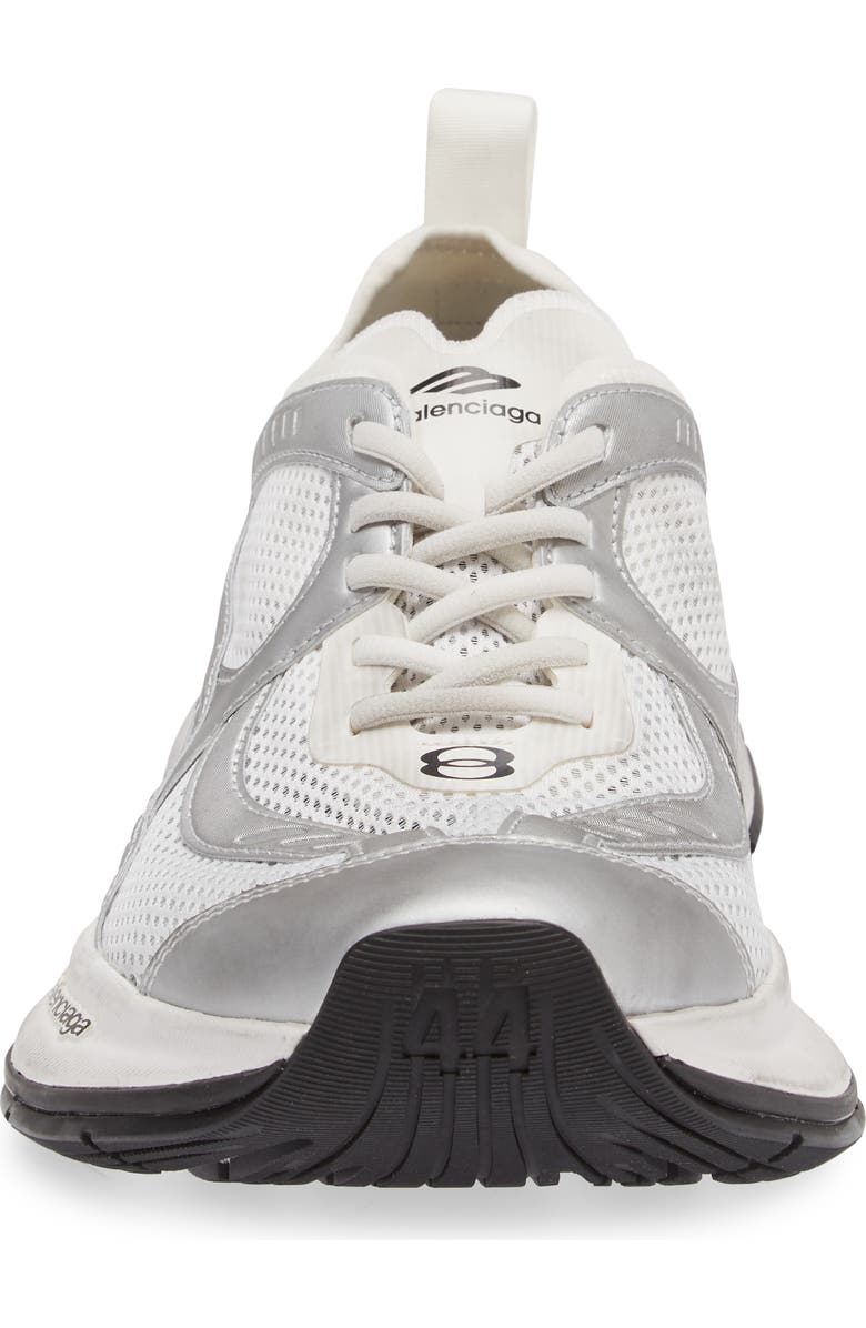 Balenciaga Circuit Sneaker, Alternate, color, White/ Silver