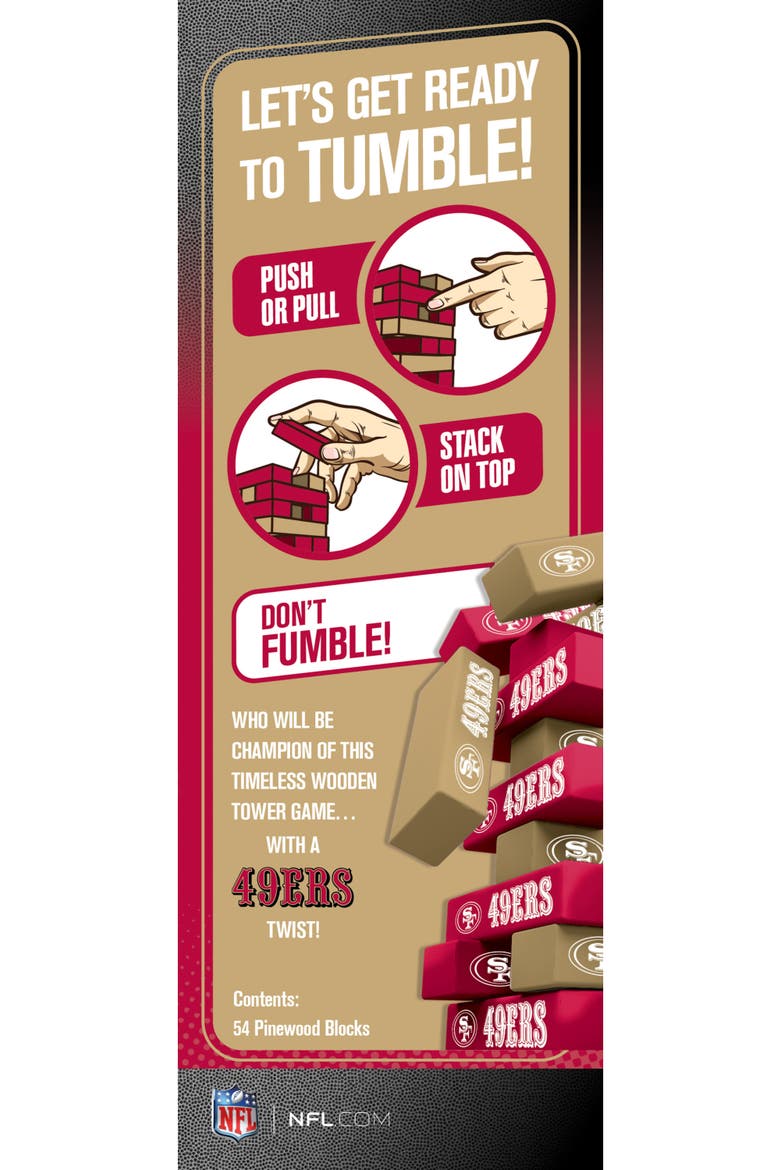 San Francisco 49ers Tumble Tower, Alternate, color, Multicolor