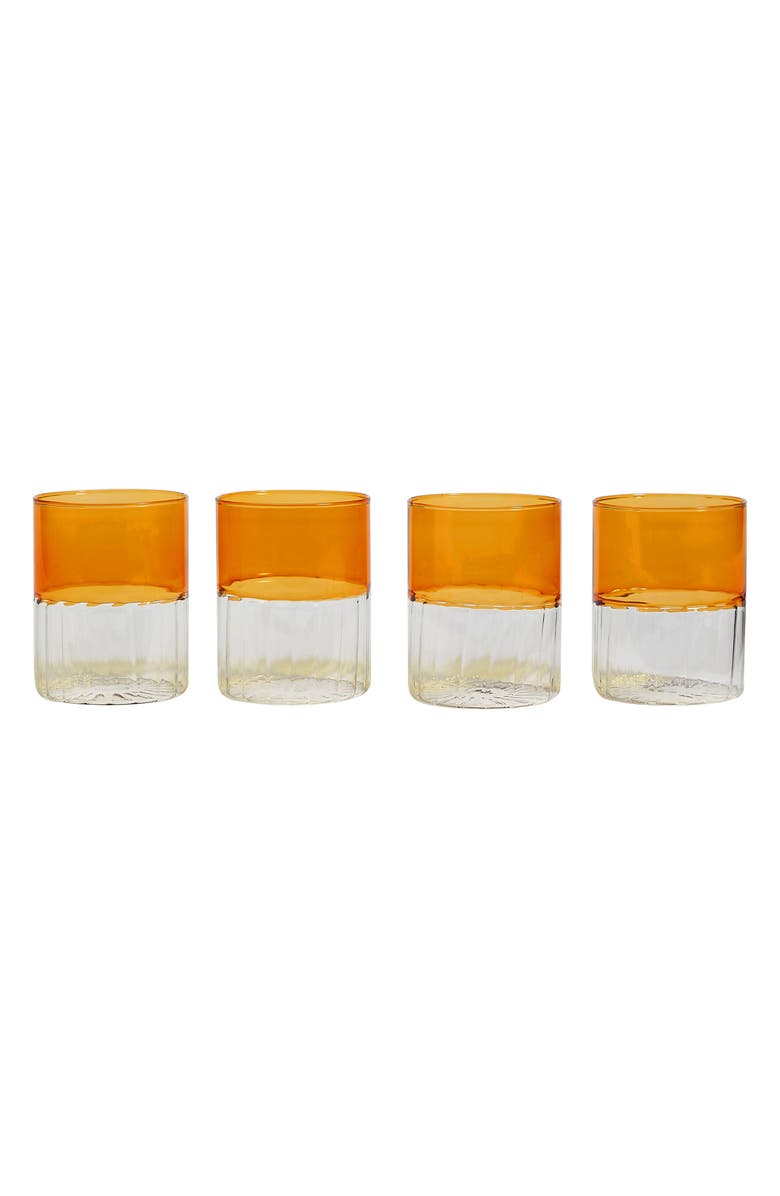 Soho Home Collier Set of 4 Ribbed Tumblers, Alternate, color,
