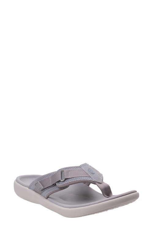 Revitalign Yumi Northfork Flip Flop In Gray