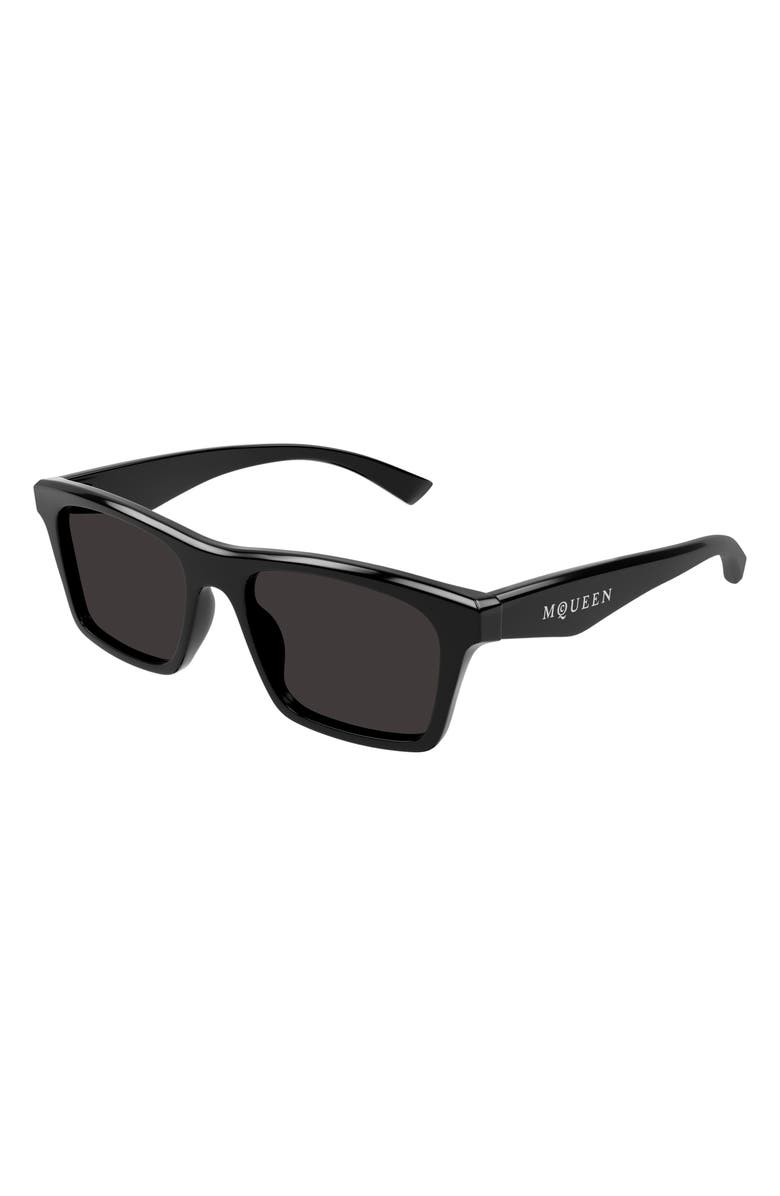 McQueen 53mm Square Sunglasses, Alternate, color,