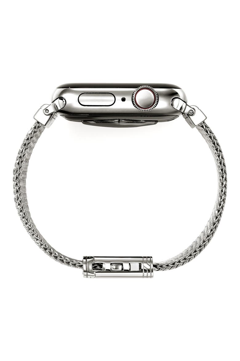Icon Link Smart Watch Strap, Alternate, color, STERLING SILVER