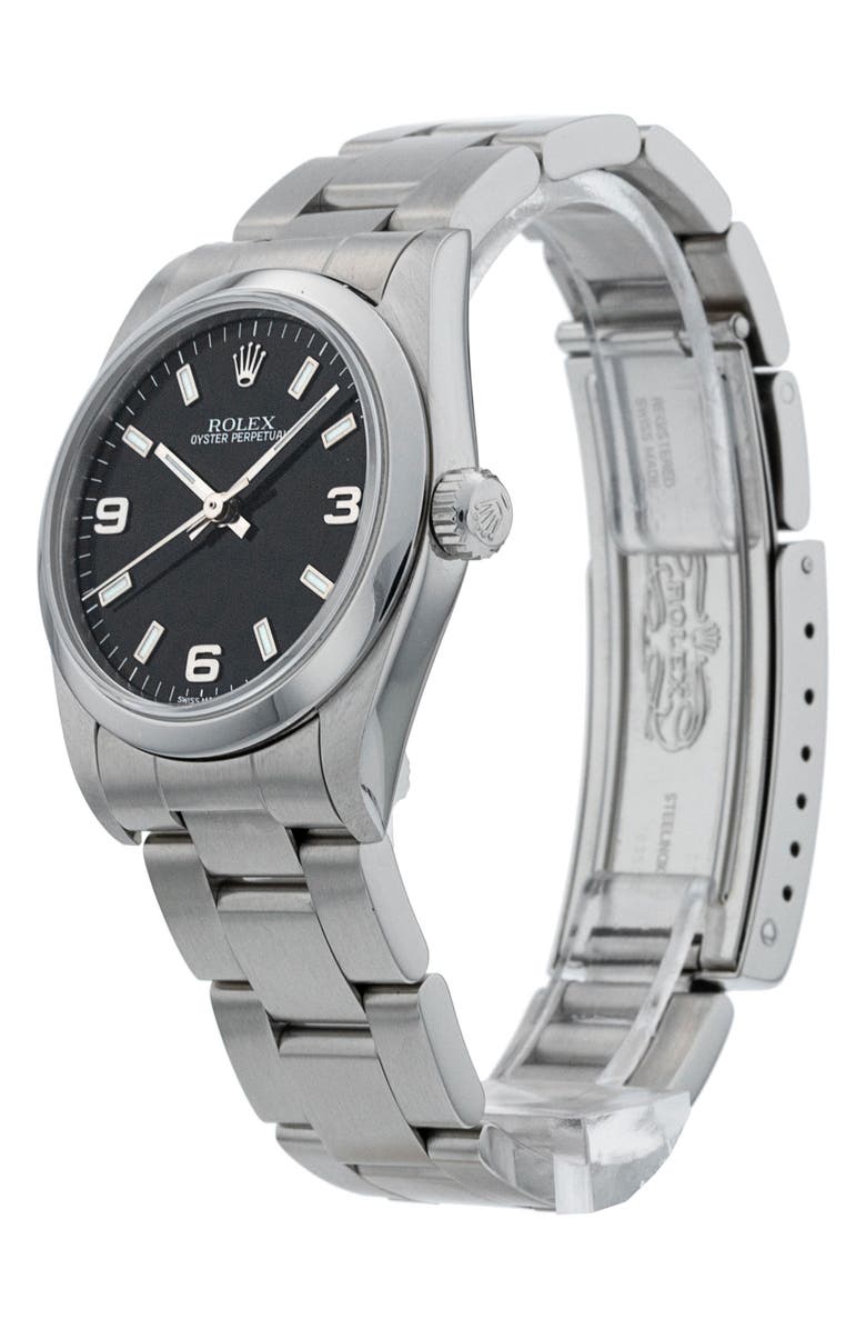 Watchfinder & Co. Rolex Preowned 2003 Oyster Perpetual Bracelet Watch, 31mm, Alternate, color, 