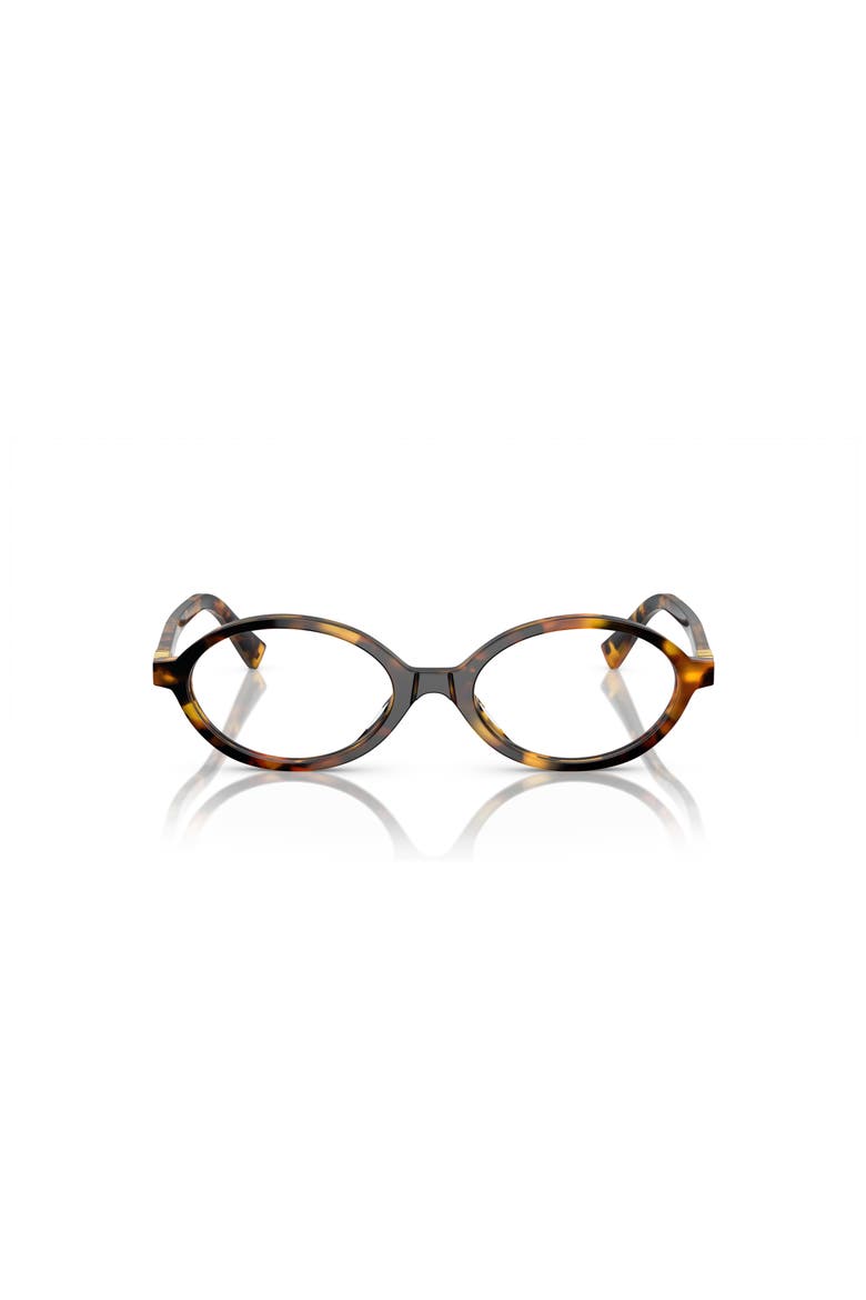 50mm Oval optical glasses, Alternate, color, Tortoise