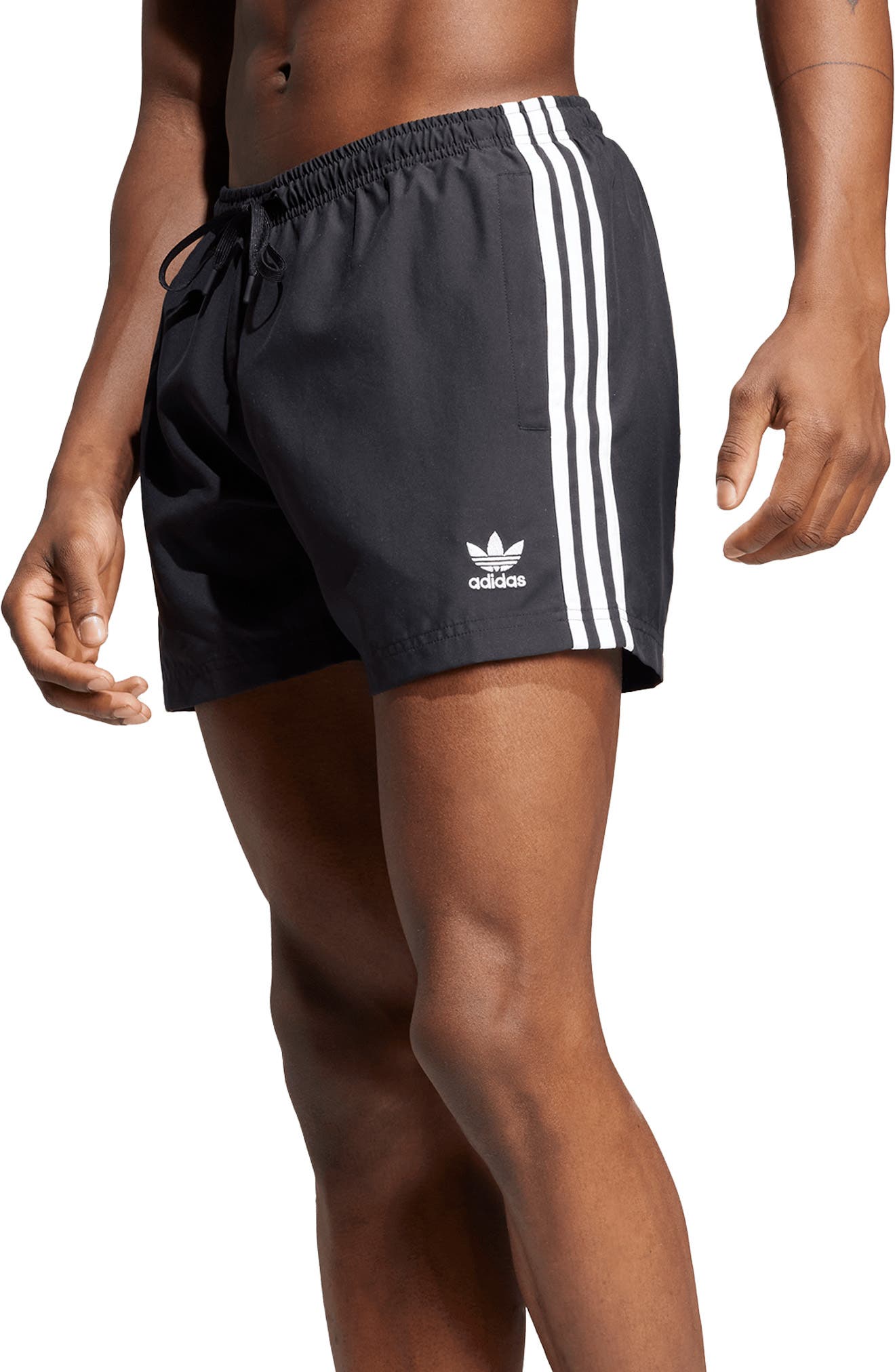 adidas 3-Stripes 5-Inch Swim Shorts