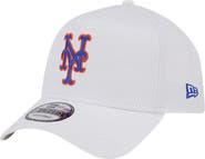New Era Men's New Era White New York Mets TC A-Frame 9FORTY Adjustable Hat