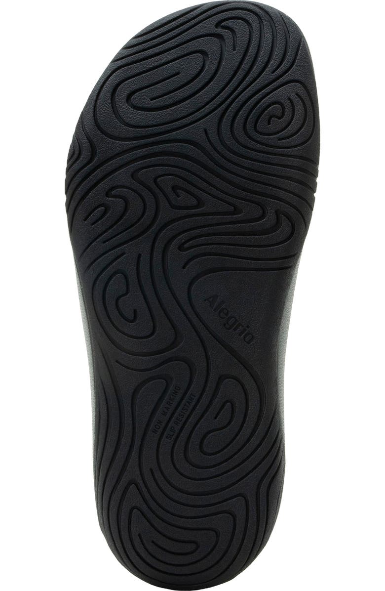 Alegria by PG Lite Ova8tion Raven Slide Sandal, Alternate, color, Raven