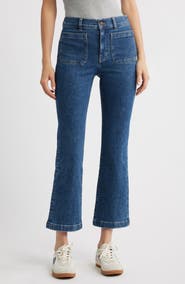 Madewell Kick Out Patch Pocket Crop Jeans