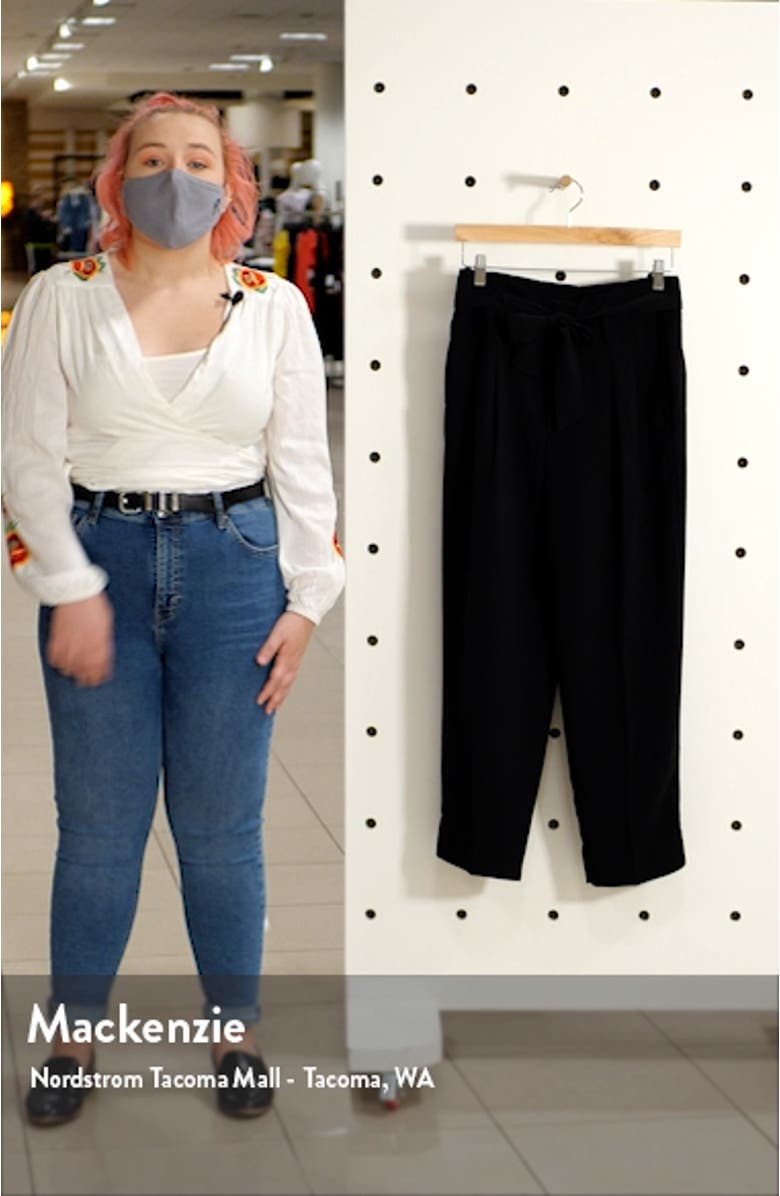 Drapey Paperbag Waist Pants, sales video thumbnail