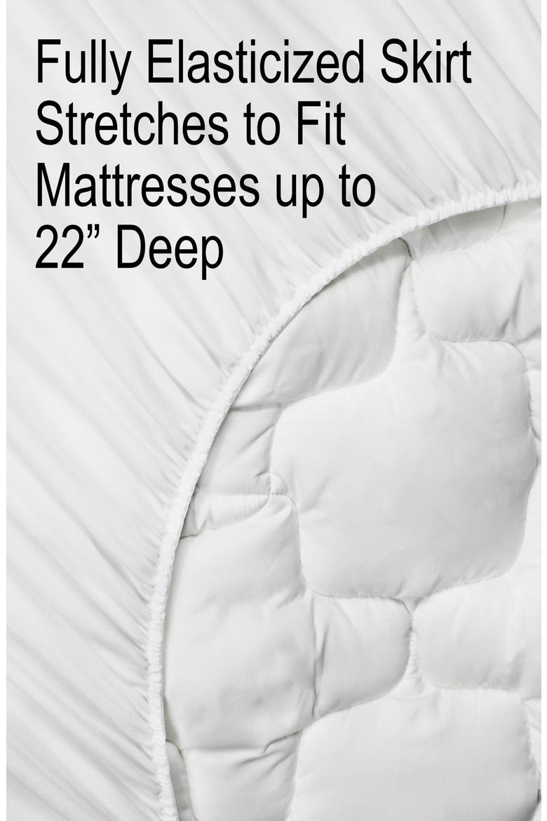 Tempsolution 300 Thread Count Mattress Pad, Alternate, color, WHITE