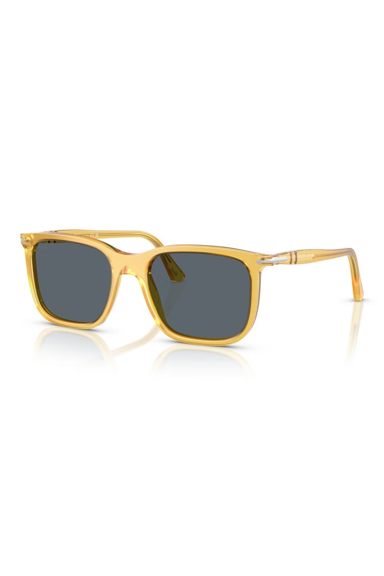 56mm Rectangular Sunglasses, Alternate, color, BLUE WHITE