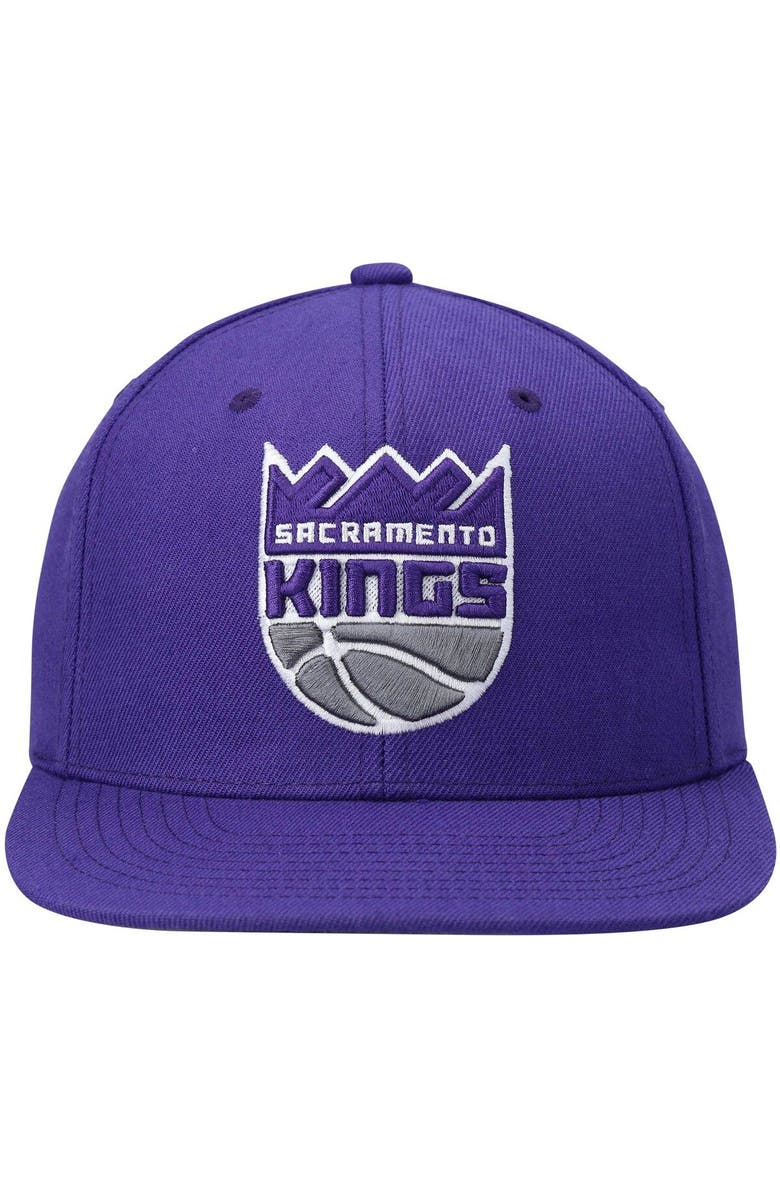 Mitchell & Ness Men's Mitchell & Ness Purple Sacramento Kings Ground 2.0 Snapback Hat, Alternate, color, Purple