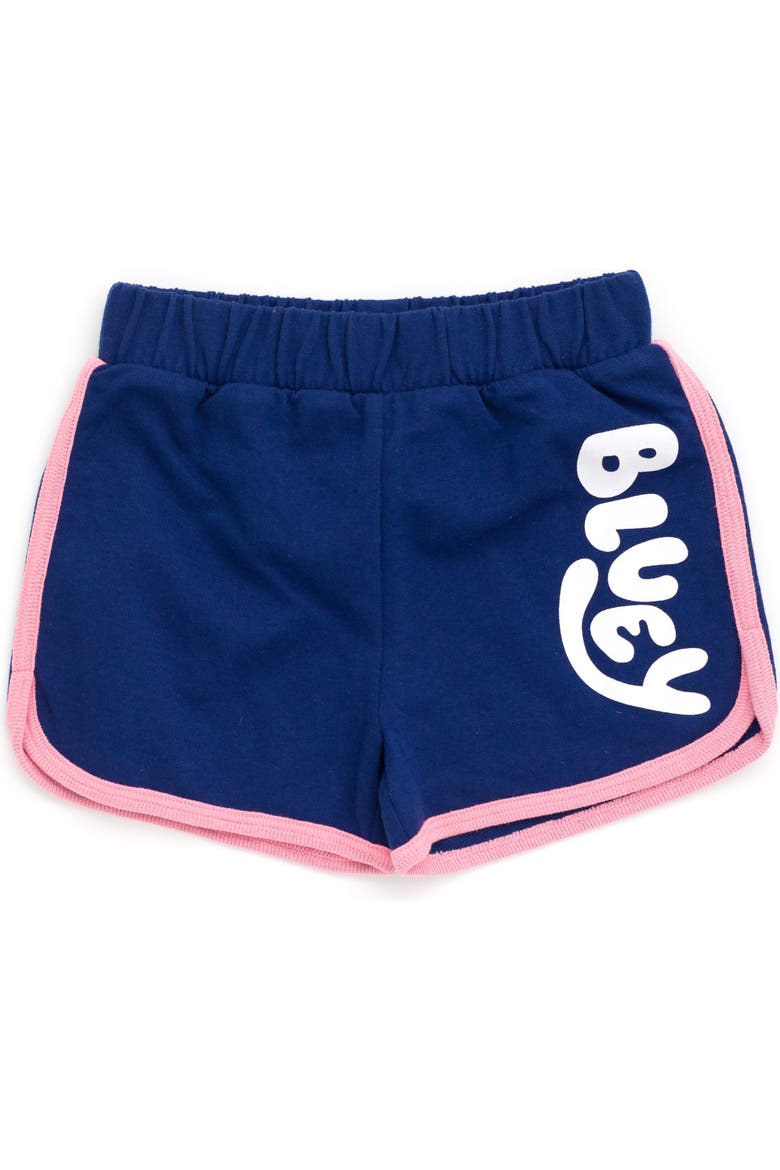2-Piece T-Shirt and Dolphin Shorts Set, Alternate, color, Bluey Pink Navy