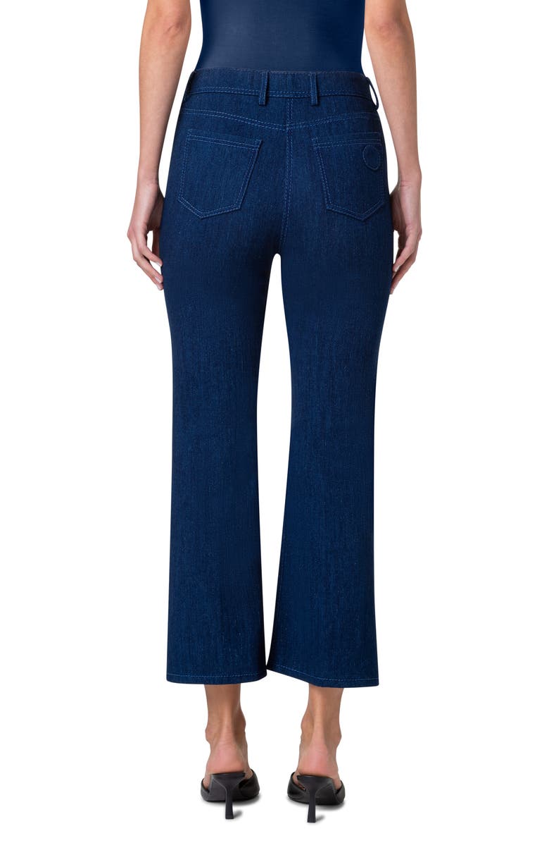 Akris punto Cali Stretch Denim Crop Bootcut Jeans, Alternate, color,