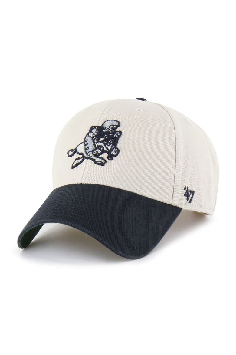 Men's '47 Cream Dallas Cowboys Fairfield MVP Structured Adjustable Hat, Alternate, color, Cream