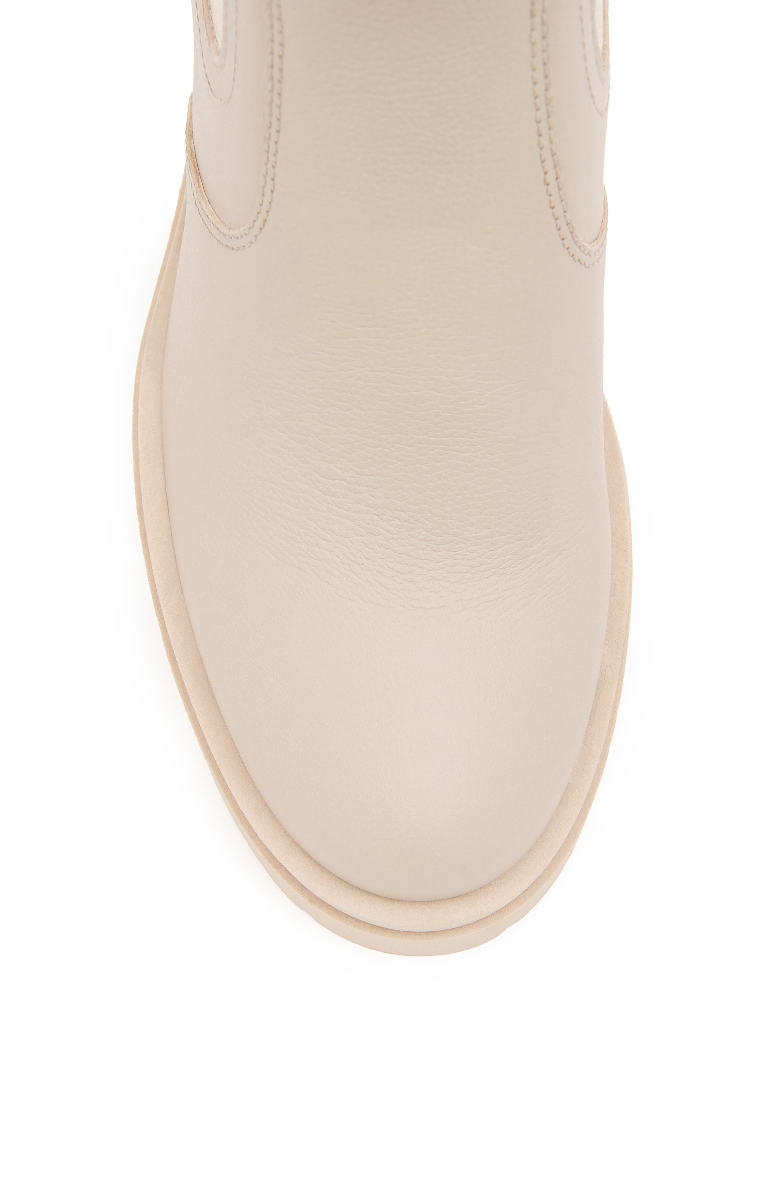 NeroGiardini Lug Sole Chelsea Boot, Alternate, color, Beige/ Khaki