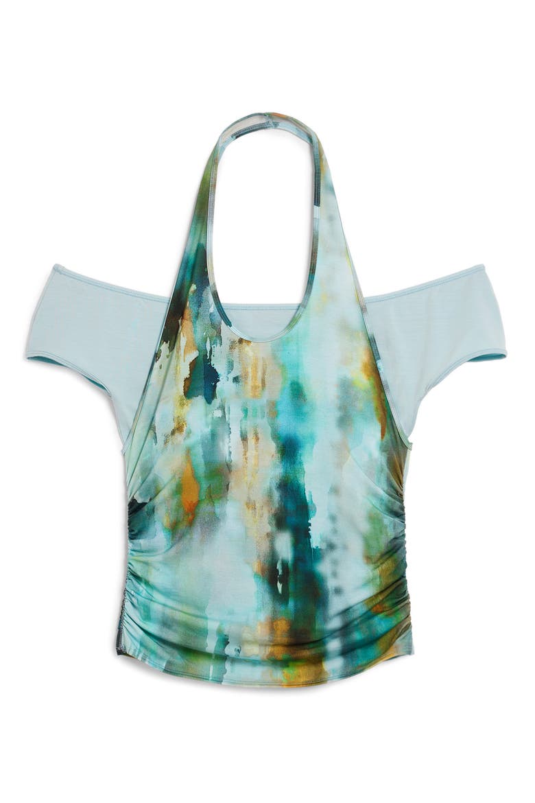 Halter Neck Top, Alternate, color, LIGHT YELLOW