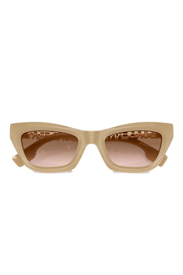 51mm Cat Eye Sunglasses, Alternate, color, BEIGE