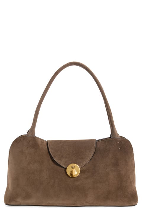 Medium Leather East/West Shoulder Bag
