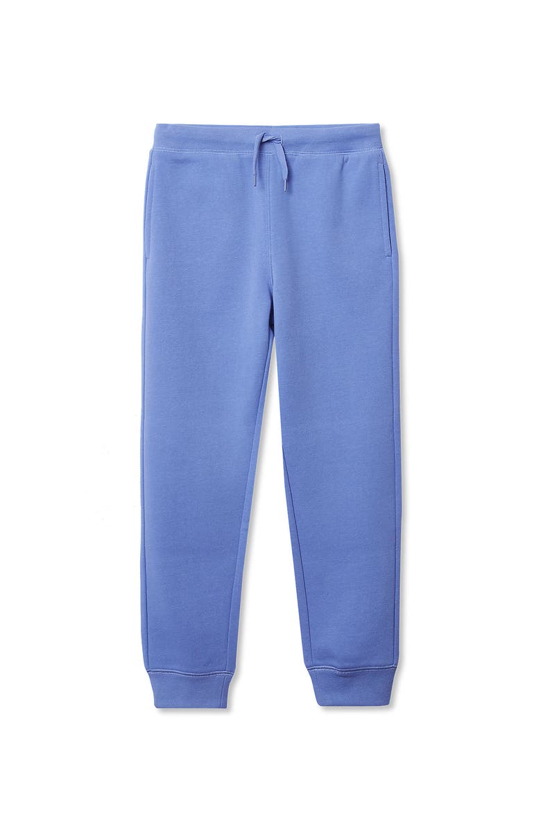 Lands' End Kids Iron Knee Fleece Jogger Sweatpants, Main, color, Bruiser Purple