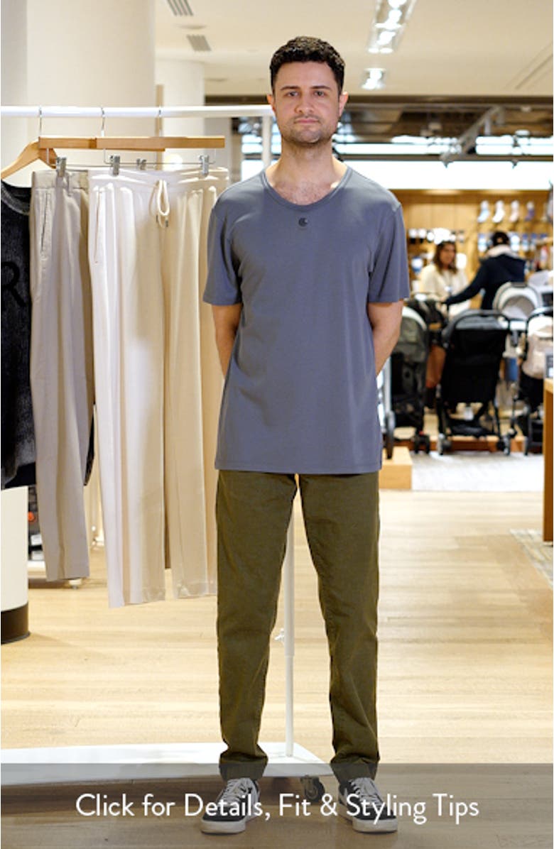 Stretch Cotton & Modal Blend Pajama T-Shirt, sales video thumbnail