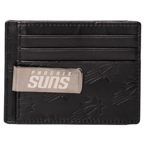 Black Phoenix Suns Sanford Front Pocket Wallet with Money Clip