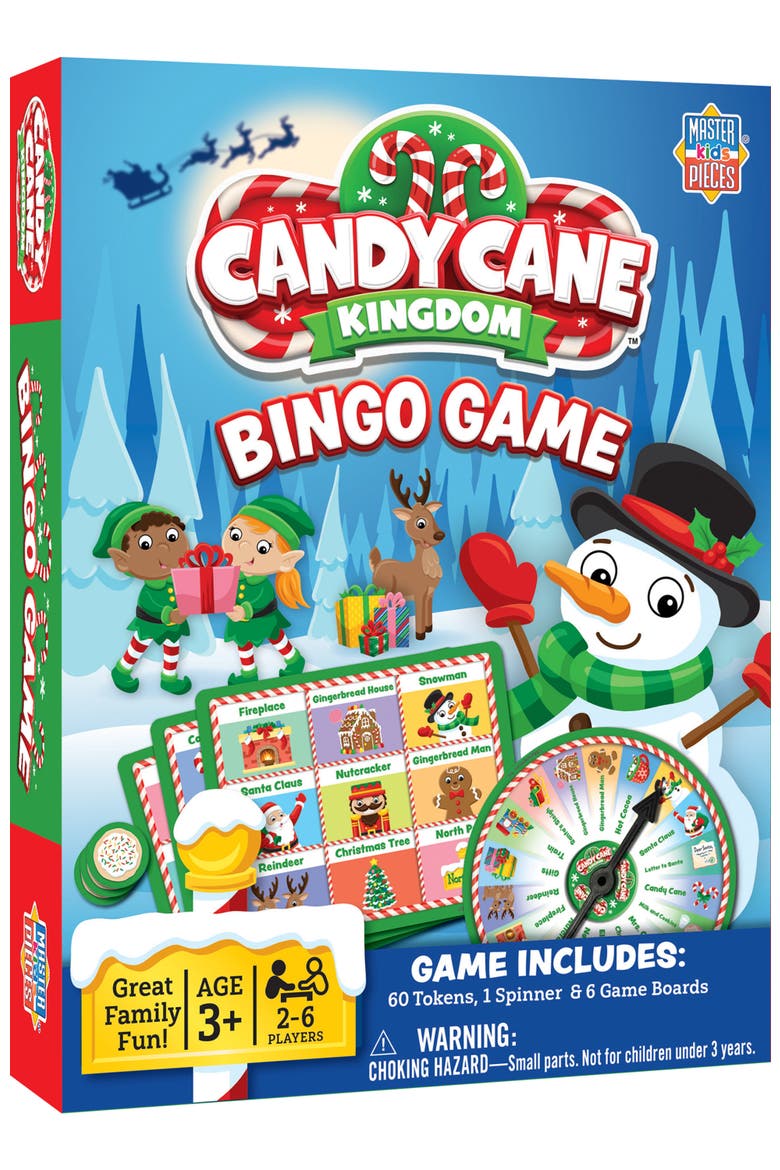 Candy Cane Kingdom Bingo Game, Main, color, Multicolor