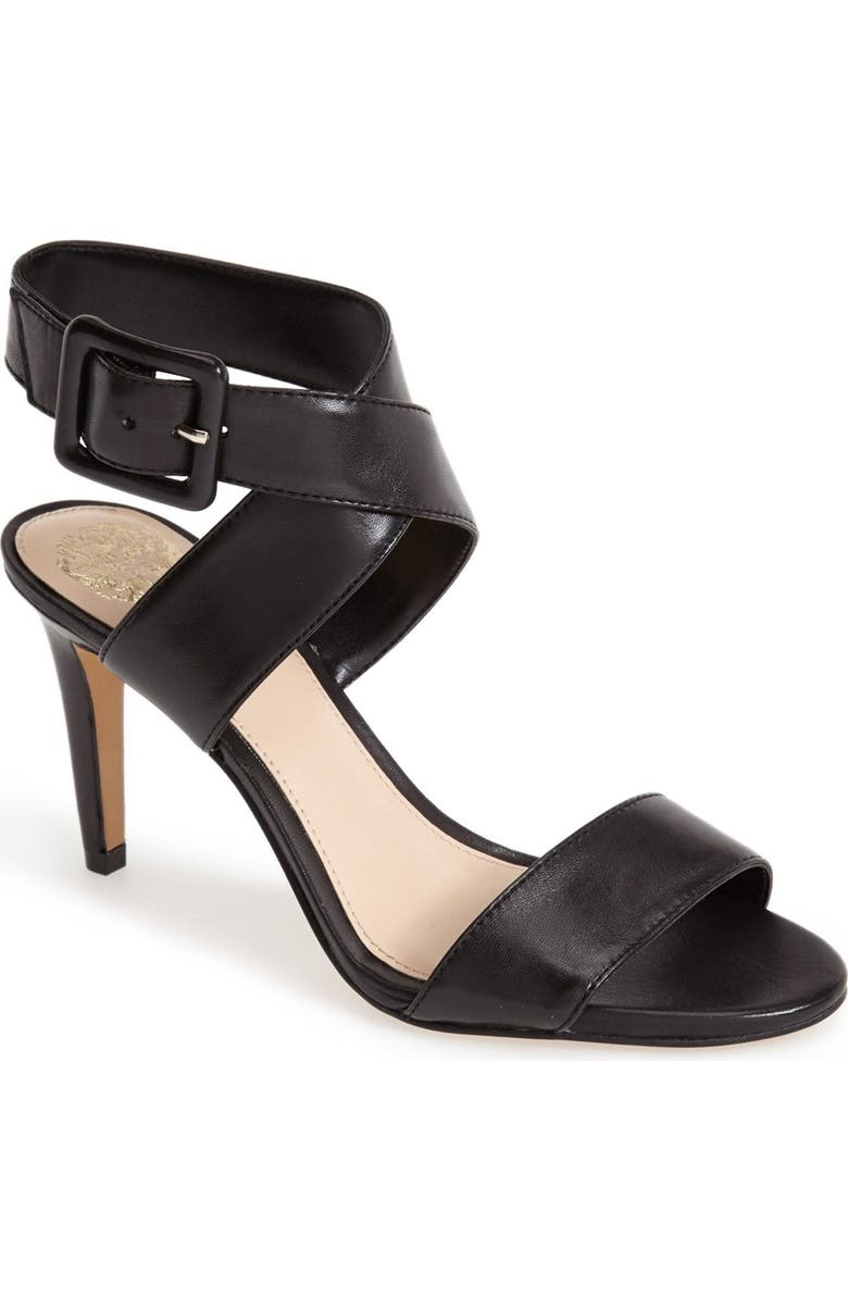 Vince Camuto 'Casara' Snake Embossed Leather Sandal, Main, color,