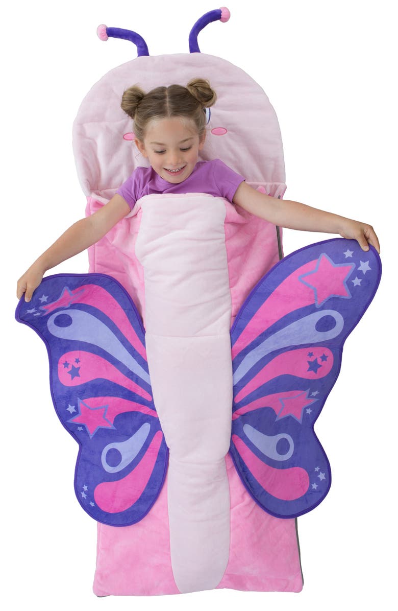 Bixbee Butterflyer Fleece Sleeping Bag, Alternate, color, 