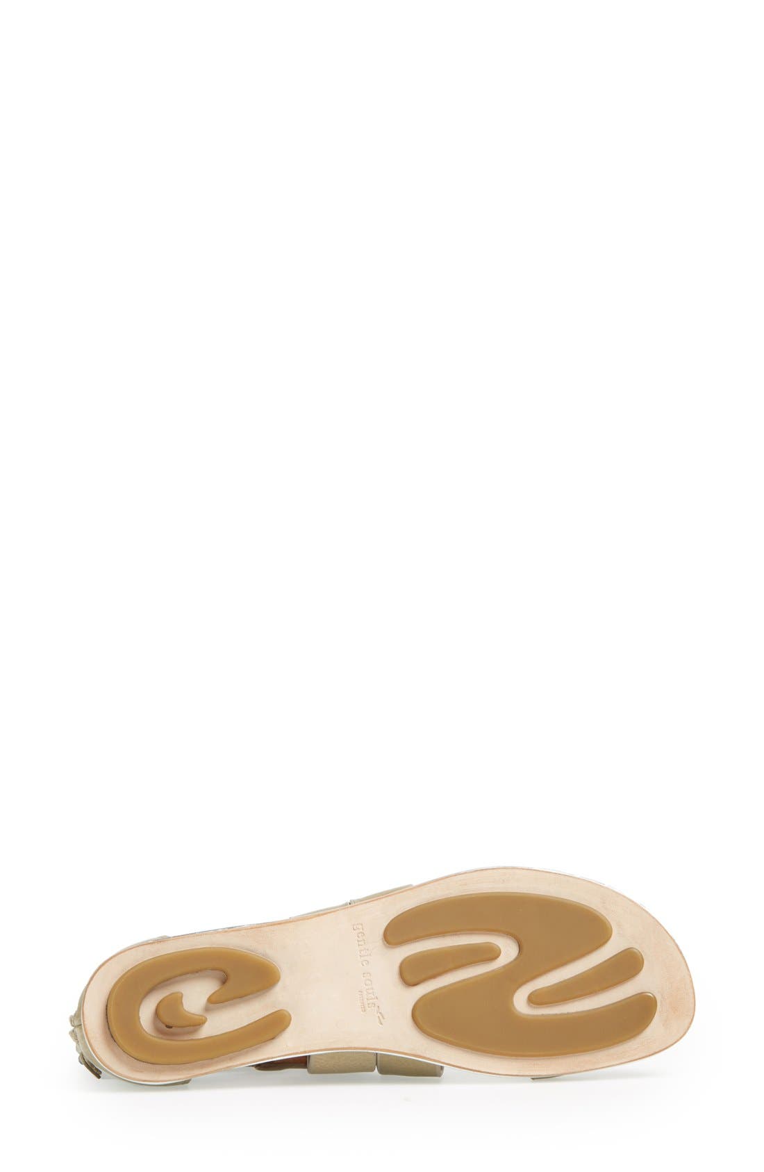 'Blessie' Leather Sandal, Alternate, color, DARK TAUPE