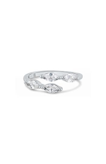 Kenneth Jay Lane Marquise Cubic Zirconia Bypass Ring