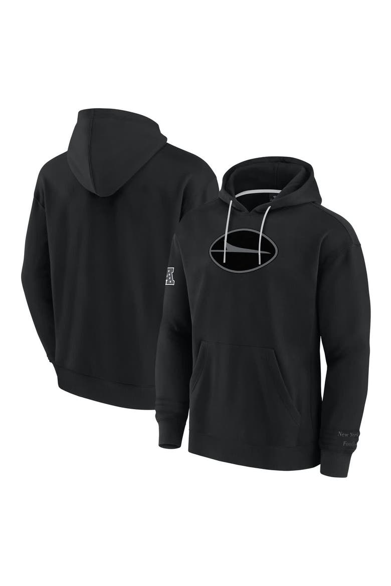 Men's Fanatics Black New York Jets Elements Pace Fleece Pullover Hoodie, Main, color, Black