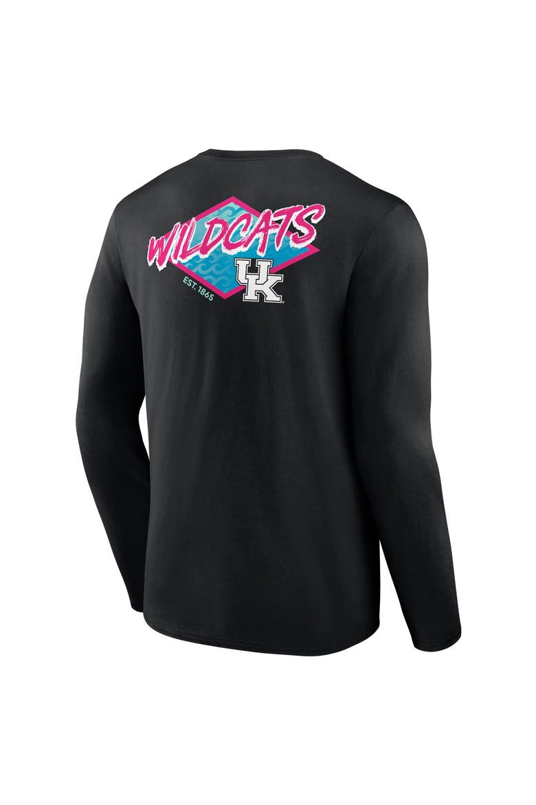 Men's Fanatics Branded Black Kentucky Wildcats Spring Break Long Sleeve T-Shirt, Alternate, color, Black