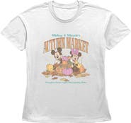 Mickey & Friends Womens Mickey & Friends Autumn Market Mice T Shirt
