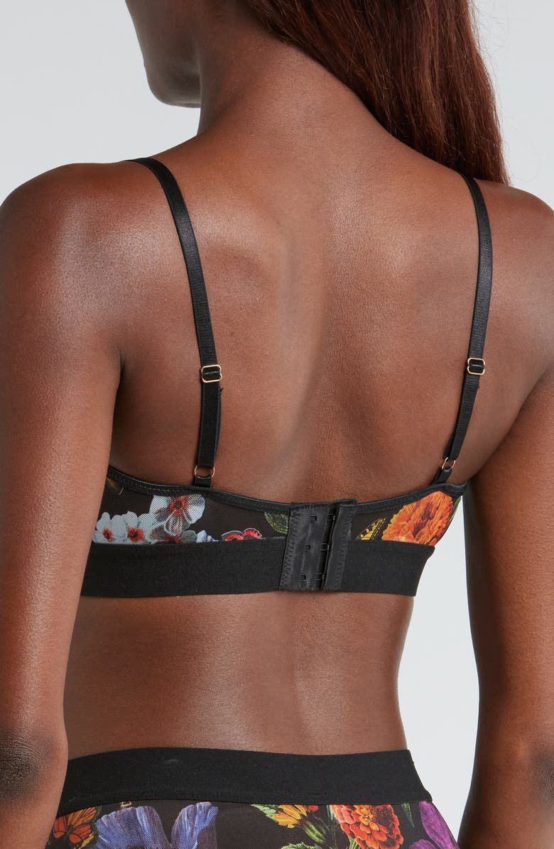 KILO BRAVA Scoop Neck Mesh Bralette, Alternate, color, 