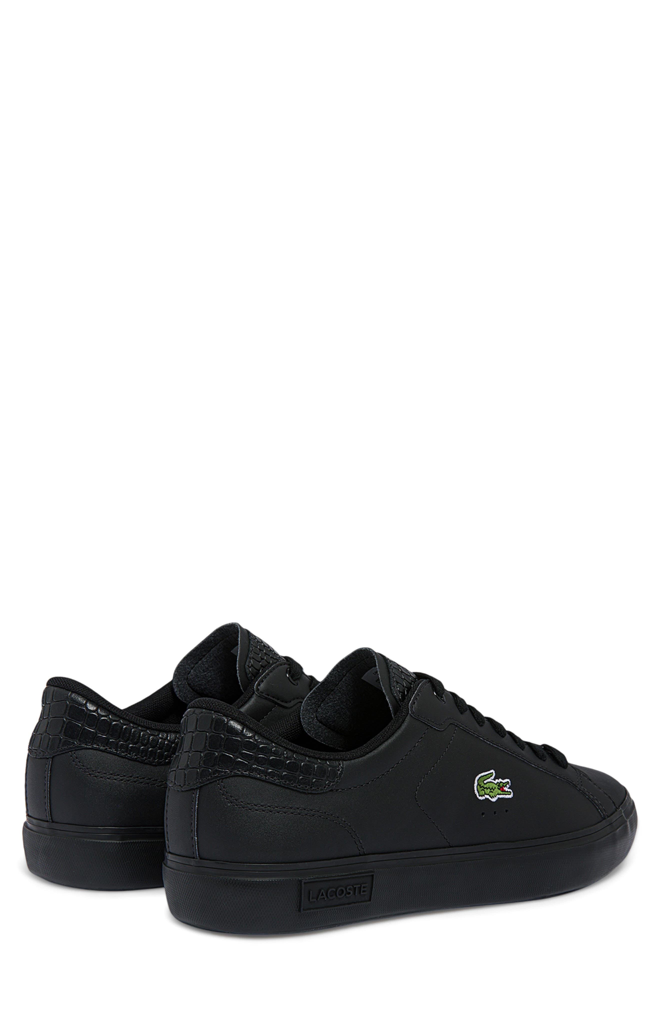 Lacoste Powercourt Leather Sneaker, Alternate, color, 