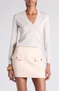 TOM FORD Fine Gauge Cashmere & Silk V-Neck Sweater