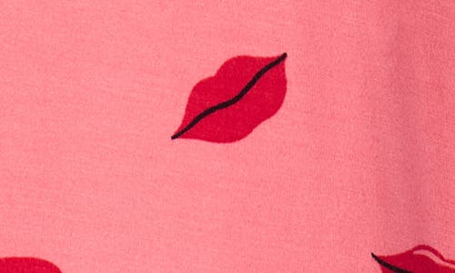 Kate Spade New York Print Short Pajamas In Pink