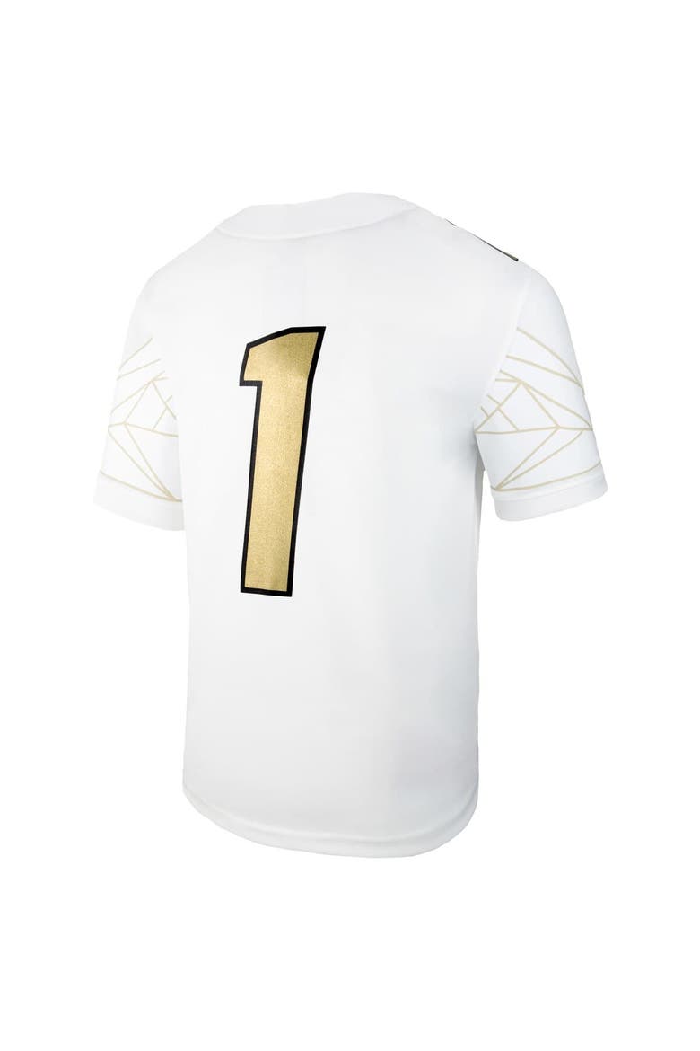 Toddler Nike #1 White Colorado Buffaloes Alternate Football Game Jersey, Alternate, color, White