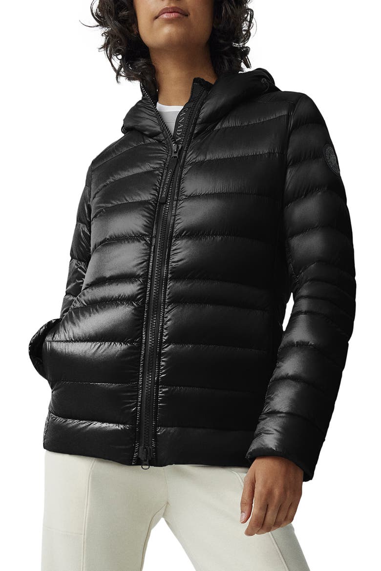Cypress Packable Hooded 750-Fill-Power Down Puffer Jacket, Main, color, BLACK - NOIR