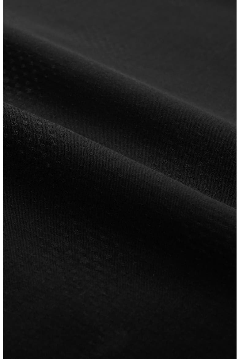 Axel Shaped Fit Stretch Cotton Button-Up Shirt, Alternate, color, BLACK