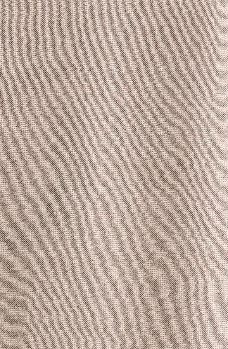 Anne Klein Kissing Front Pocket Cardigan, Alternate, color, Porcini